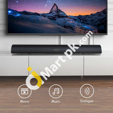 Megacra Soundbar 38-Inch 80 Watt 2.0 Channel Home Theater Bluetooth (Remote Control 3D Audio Mode 6